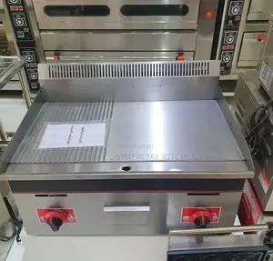 Industrial Gas Griddle Machine 2nubs Rough and Smooth Face