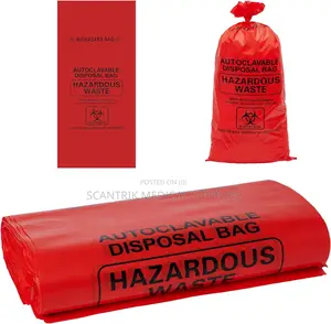 Red Biohazard Bag