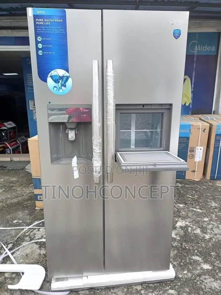 Midea Side by Side Refrigerator Automatic Ice Maker