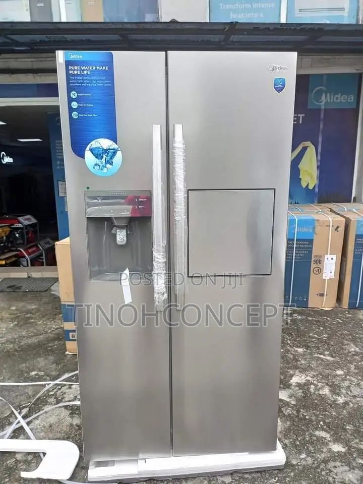 Midea Side by Side Refrigerator Automatic Ice Maker