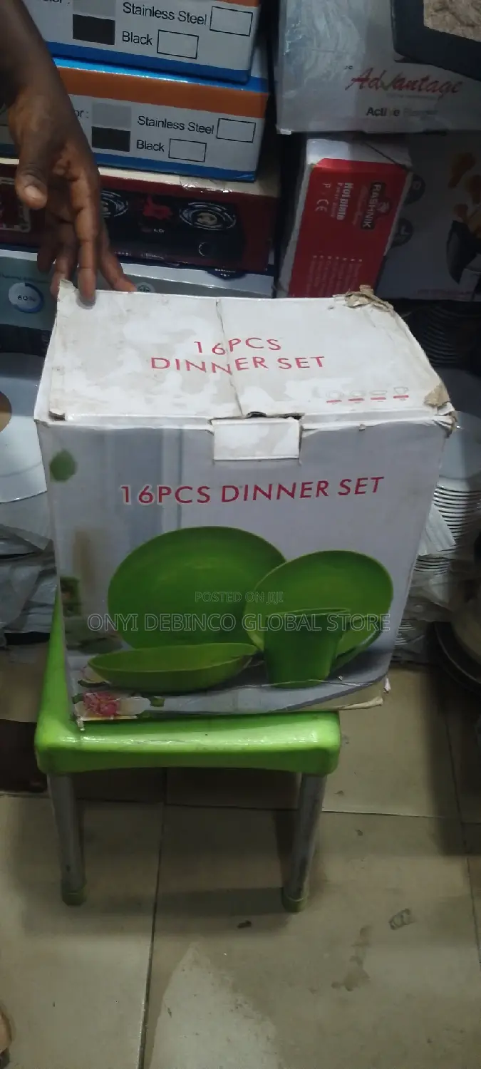 Dinner Plate Set 16 Pieces_green