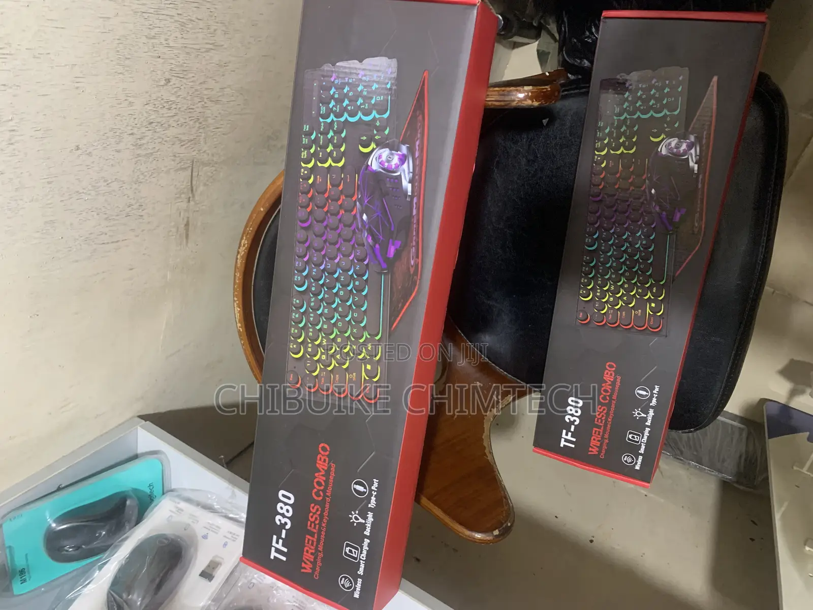 Rechargeable Wireless Gaming Keyboard and Mouse TF-380