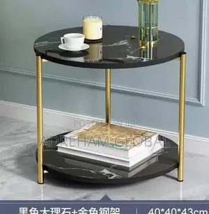 Nordic Double Layer Living Room and Bedroom Table/Stool