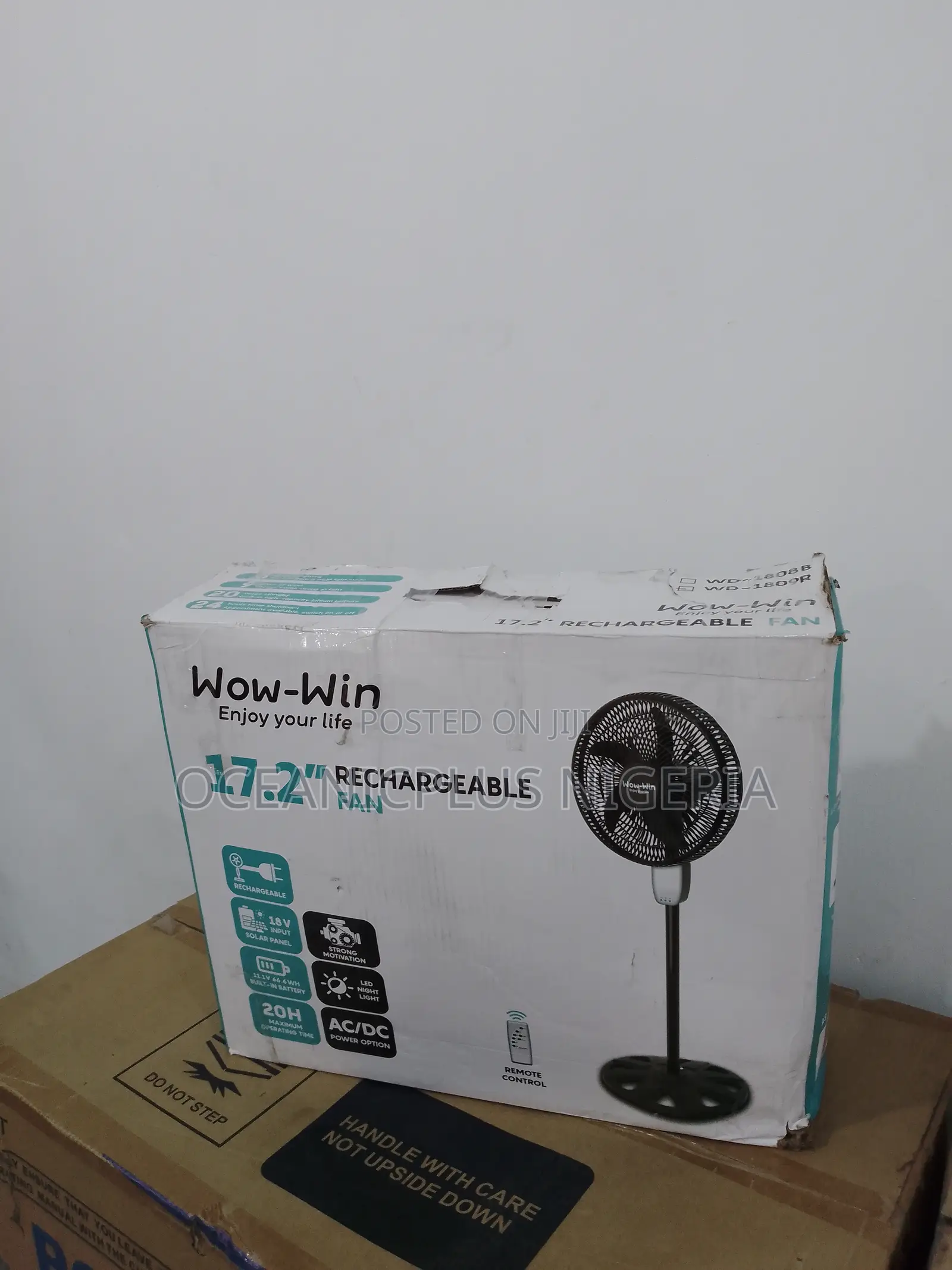 Top Range Wow-Win Rechargeable Fan