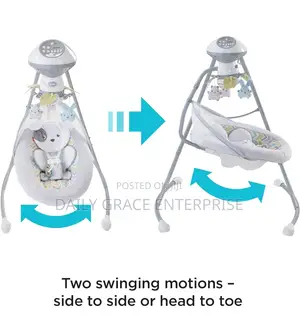 Fisherprice Snugapuppy Dual Motion Baby Swing With Music