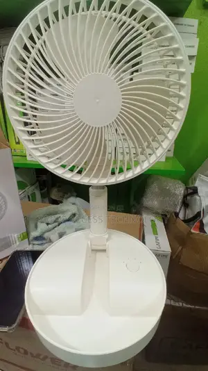 Long Lasting Adjustable Rechargeable Table Fan