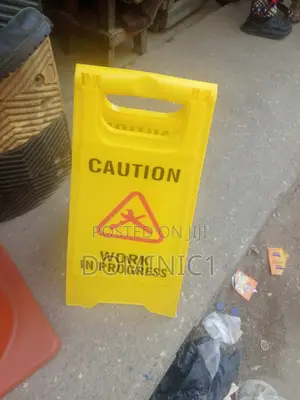 Caution Work In Progress Sign