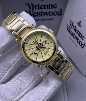 Vivienne Westwood Gold Chain Watch for Women's