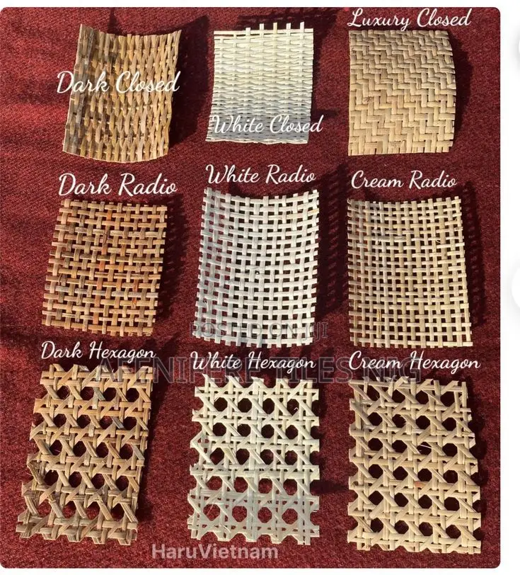 Rattan Cane Webbing Materials Designed
