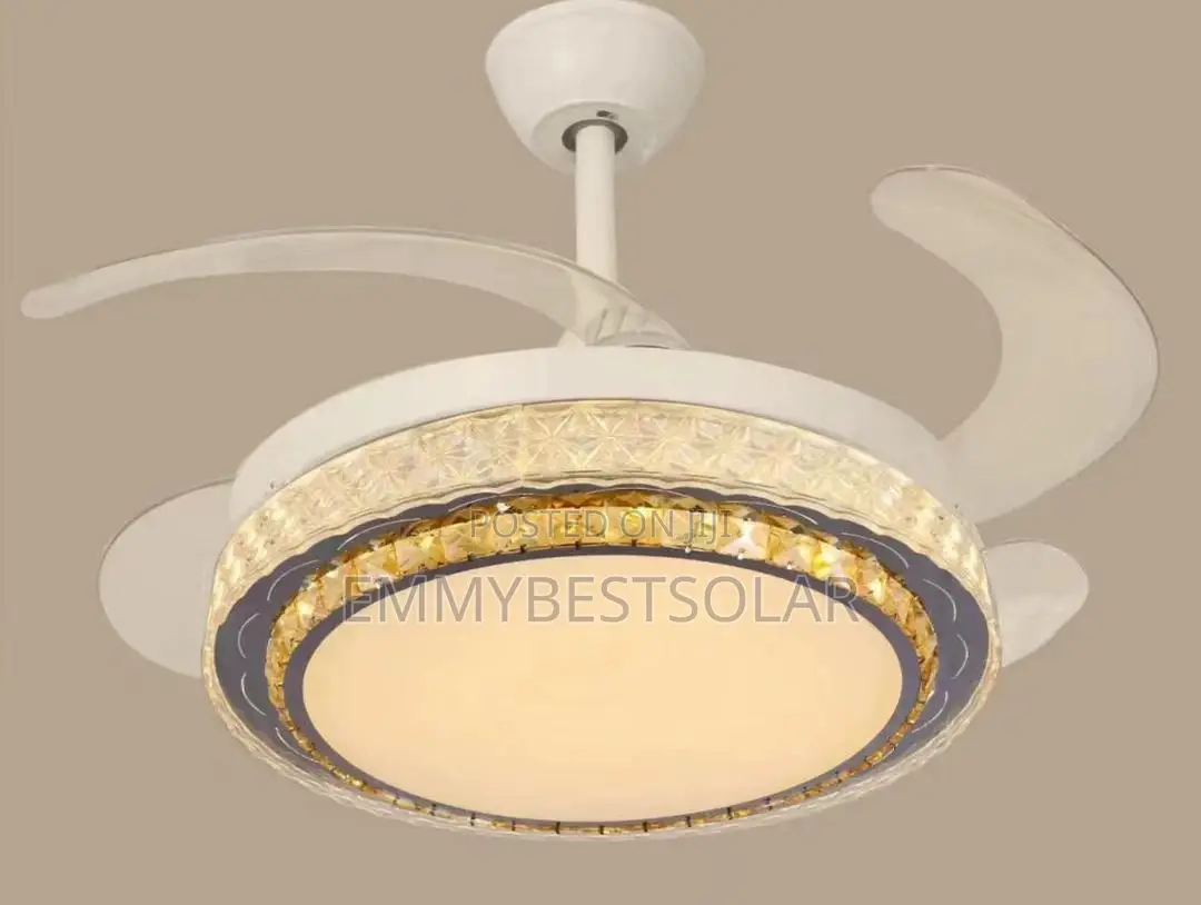 Crystal Chandelier Fan
