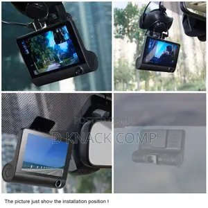 Car DVR Camera Touch Screen Three-Lens Driving Recorder Hd