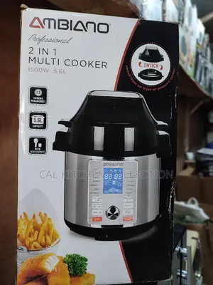 Ambiano 2 in 1 5.6 Liters Multi Cooker