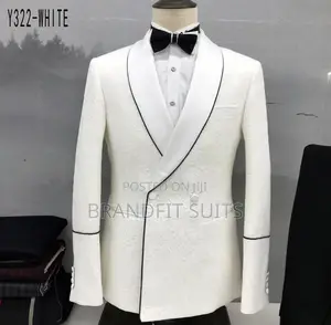 Luxury Jacquard Double Breasted Tuxedo