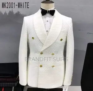 Luxury Jacquard Double Breasted Tuxedo