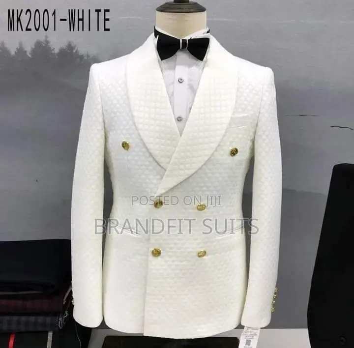 Luxury Jacquard Double Breasted Tuxedo