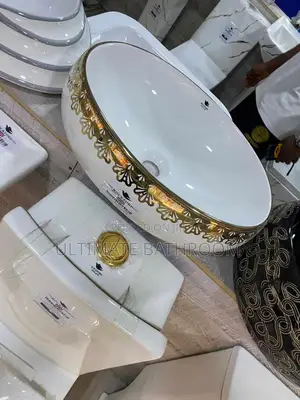 White Gold Flower Basin