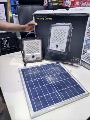 100w Solar Light With CCTV Camera