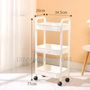 3 Layers Trolley With Wheels