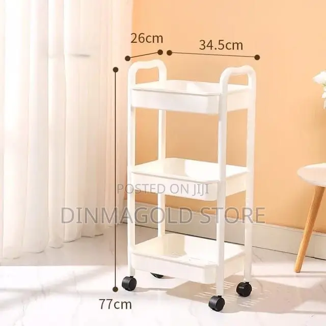 3 Layers Trolley With Wheels