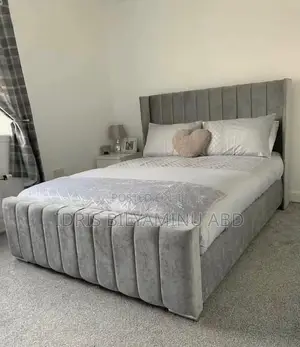 A6x6,Classic Bedframe With Two Side Cupboard