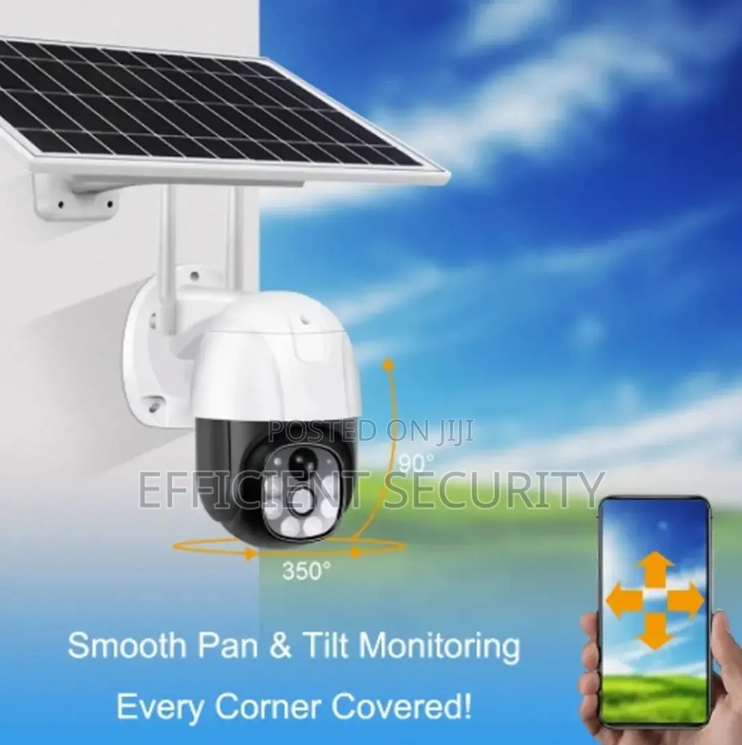 Solar Powered 4g PTZ Security Camera