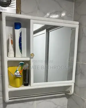 Cabinet Mirror With Shelves Available In Colours
