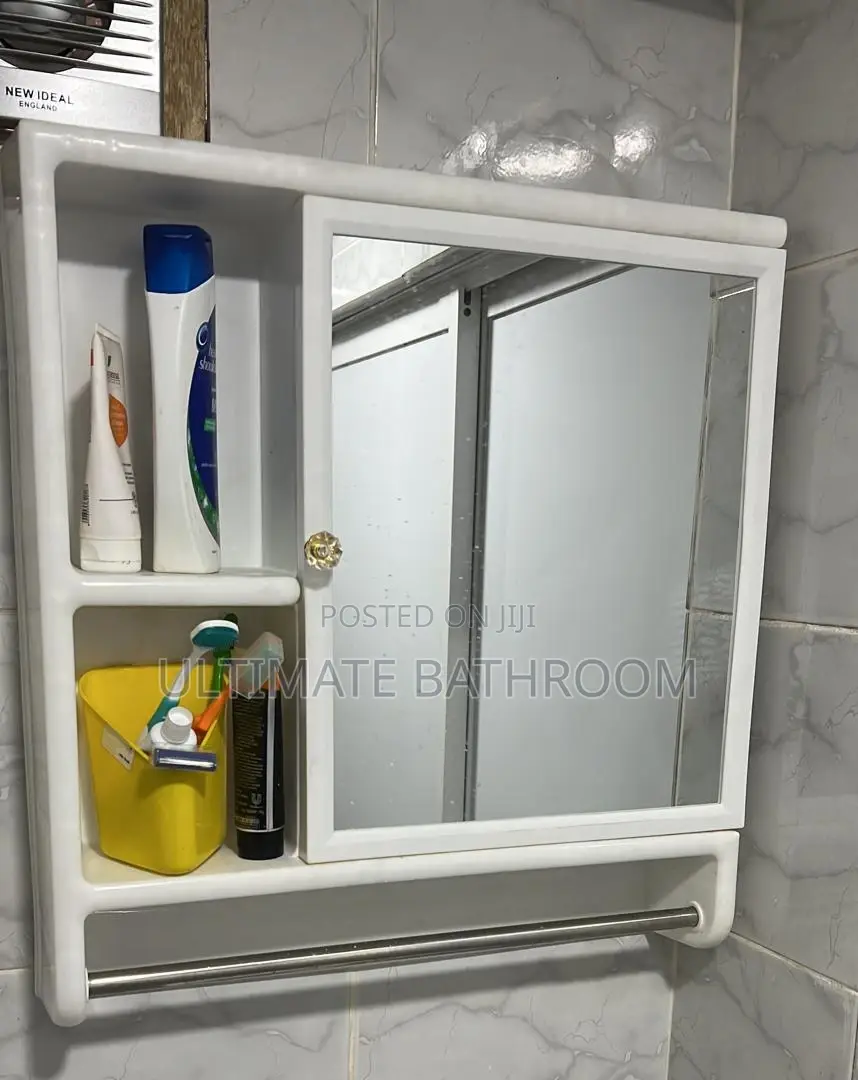 Cabinet Mirror With Shelves Available In Colours