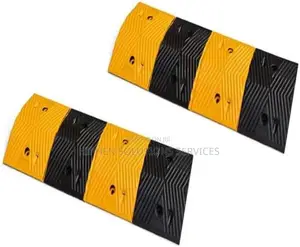 Yellow And Black Rubber Speed Breaker For Road
