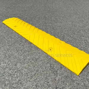 Yellow Arrow Rubber Speed Bump