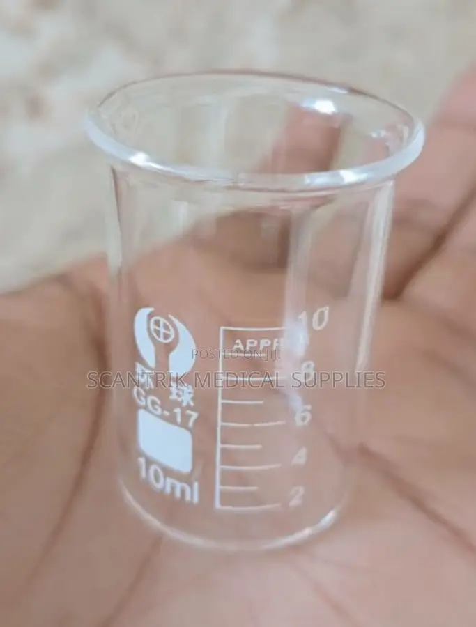 10ml Glass Beaker Low Form Graduated