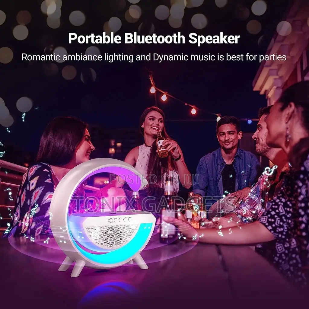 Multifunctional LED Lamp -wireless Charger+Bluetooth Speaker