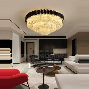 800mm ,600mm Flush Christal Chandelier Light For Living Room