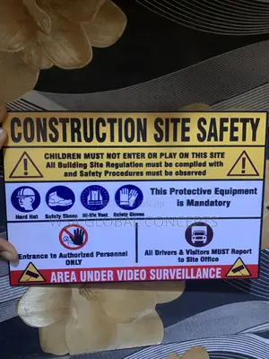 Construction Site Safety Sign