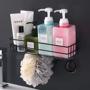 Wall Mounted Bathroom Storage With Hanger