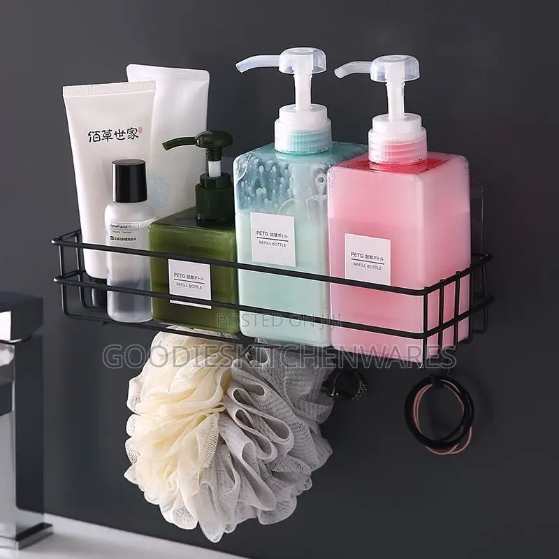 Wall Mounted Bathroom Storage With Hanger