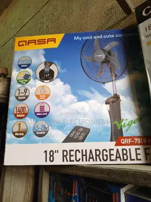 Qasa 18" Rechargeable Fan