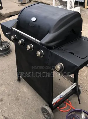 5 Burner London Used Industrial Gas Quality Barbecue Grill