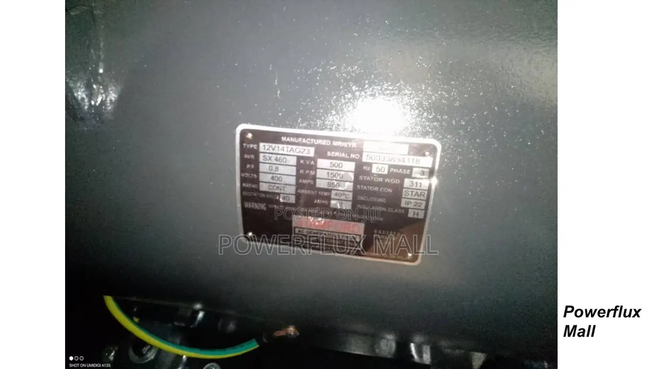 500kva Perkins Diesel Generator
