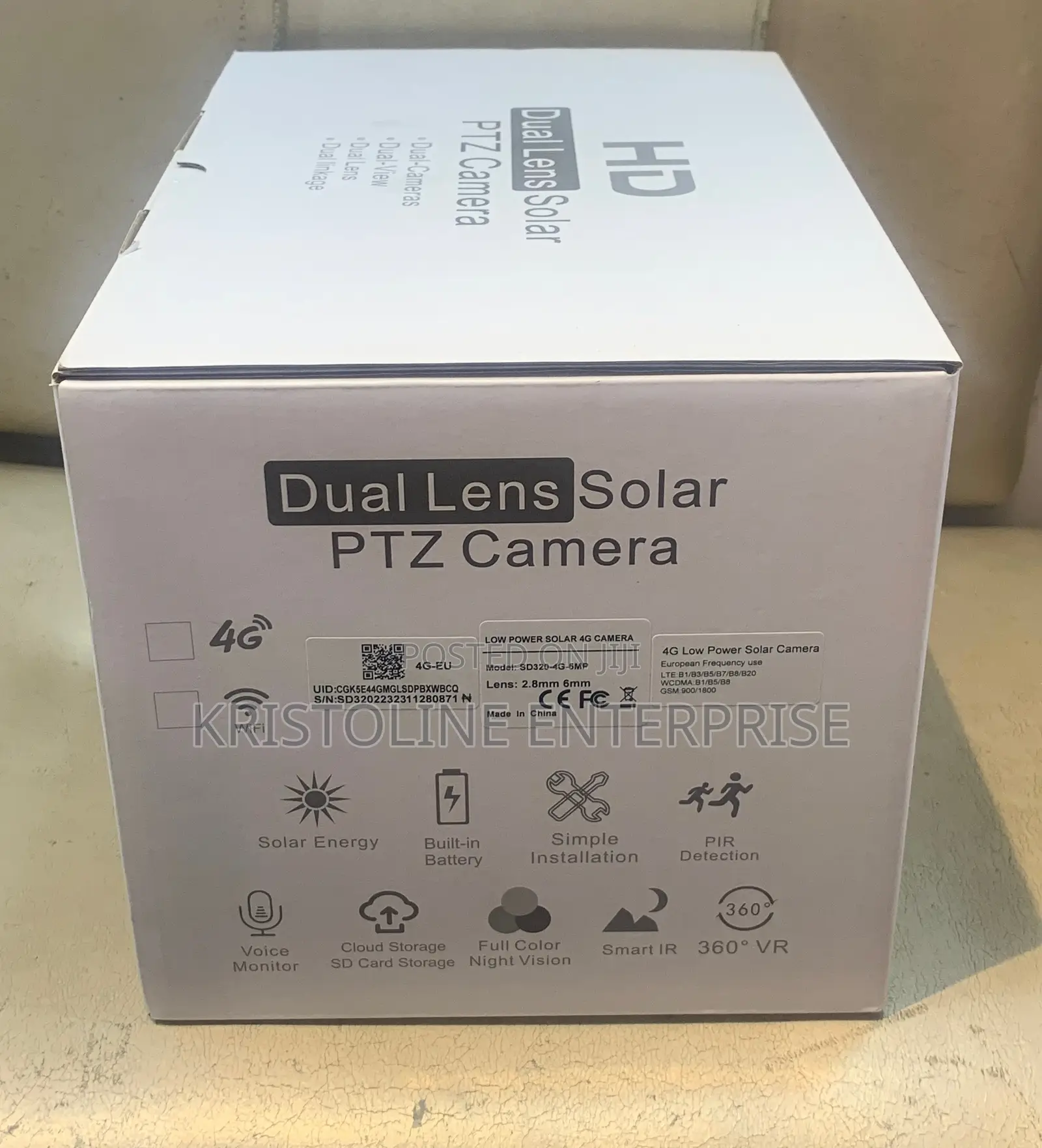 Ubox 4g Solar PTZ Dual Lens Camera