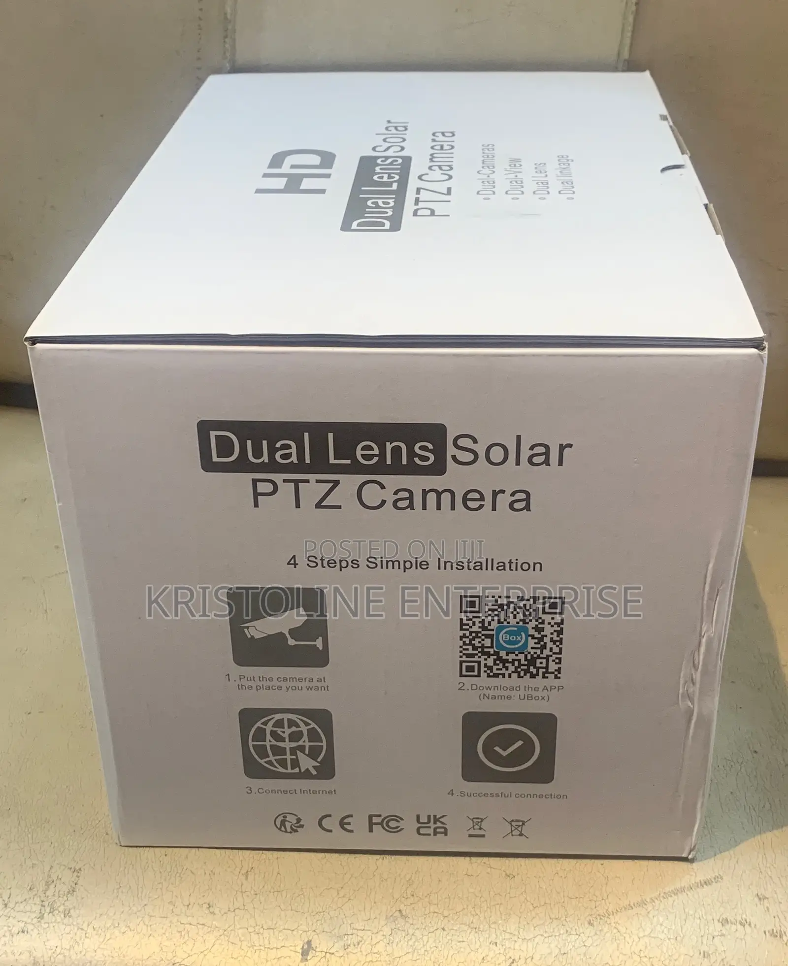 Ubox 4g Solar PTZ Dual Lens Camera