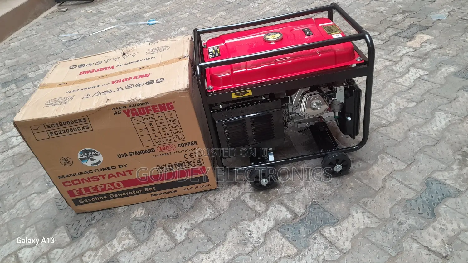 Original Elepaq Constant Generator 5.5kva