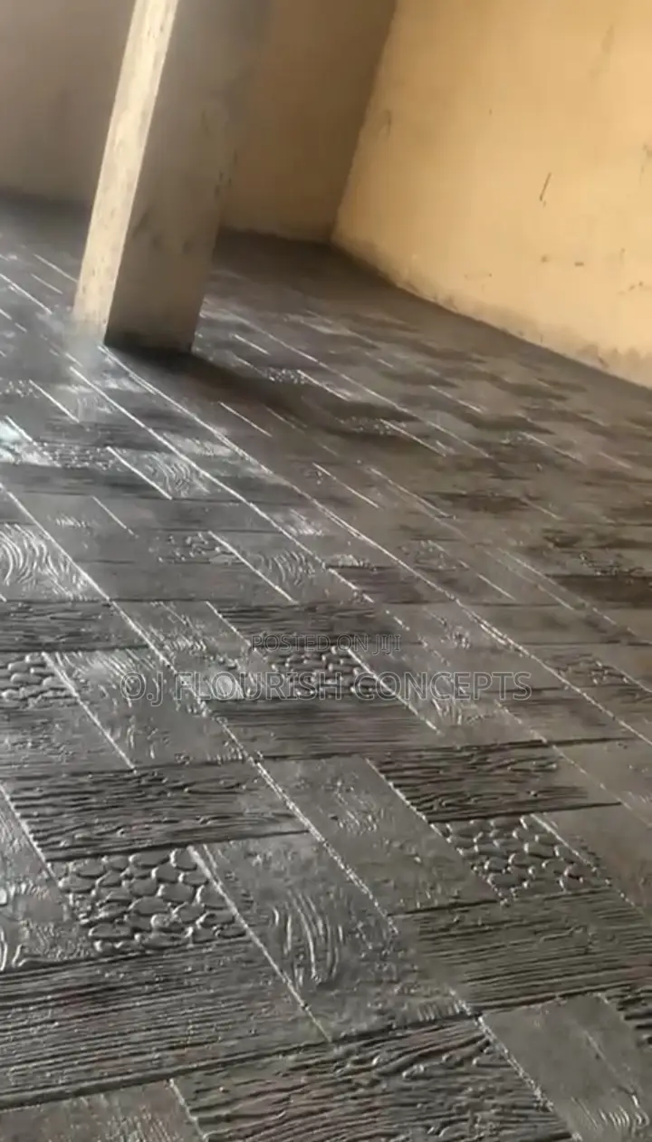 Shinny Effects Stamped Concrete