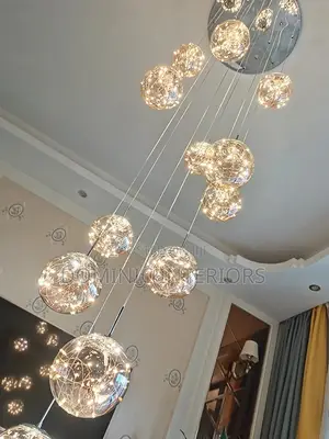 Led Gypsophila Spiral Staircase Lighting