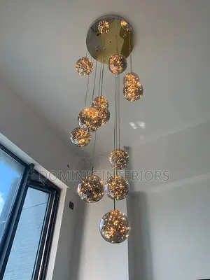 Led Gypsophila Spiral Staircase Lighting