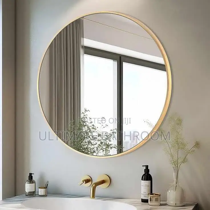 Gold Frame Mirror Without Light 70cm