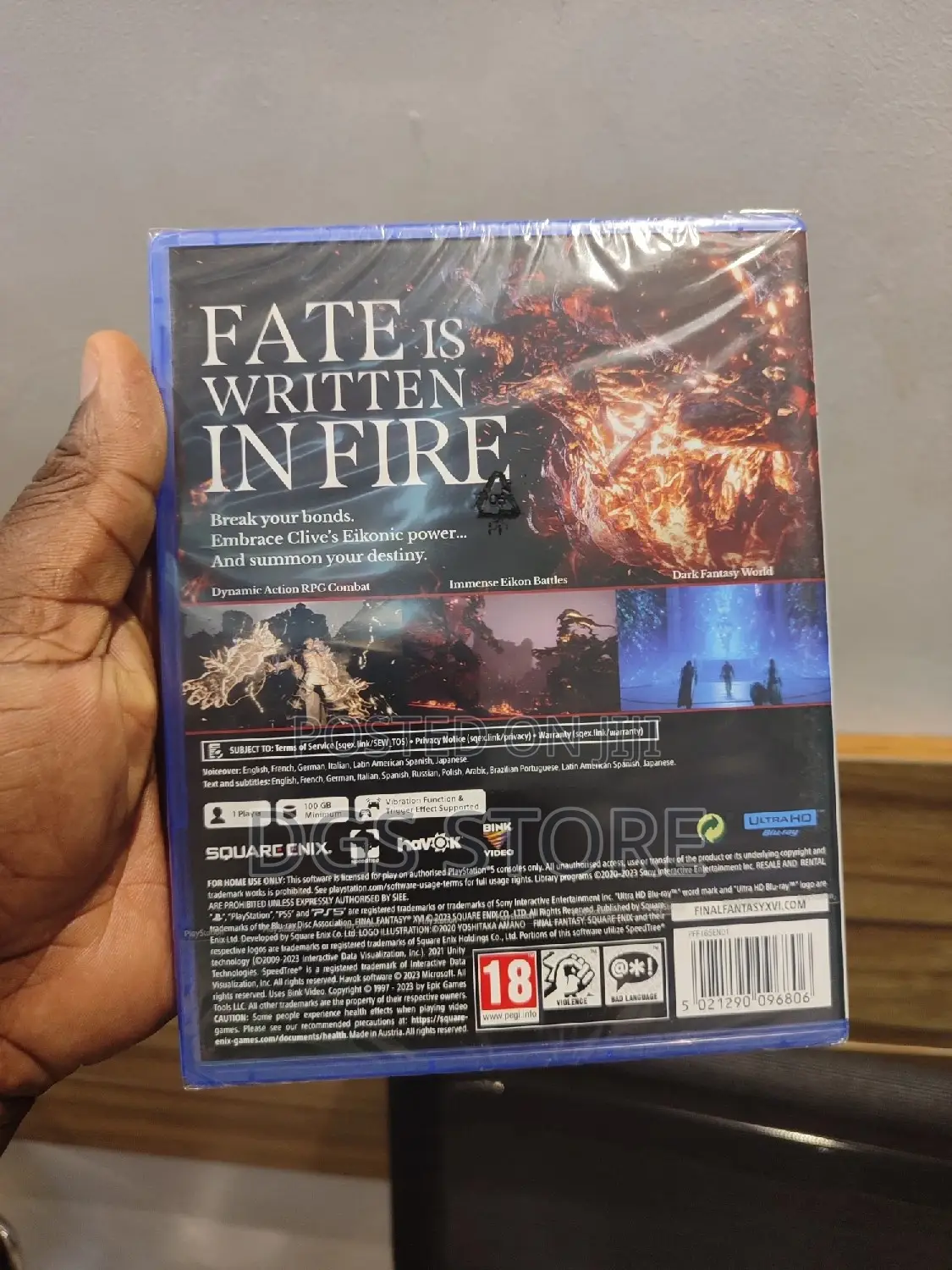 PS5 Final Fantasy XVI Game