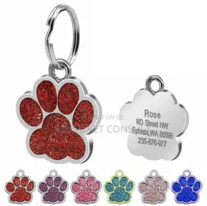 Glitter Footprint Pet Pendant Personalization
