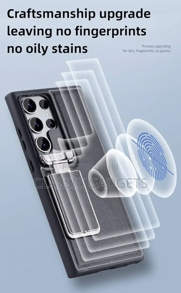 Luxury Shell Leather Case for Galaxy S24 Ultra / 15 Pro Max