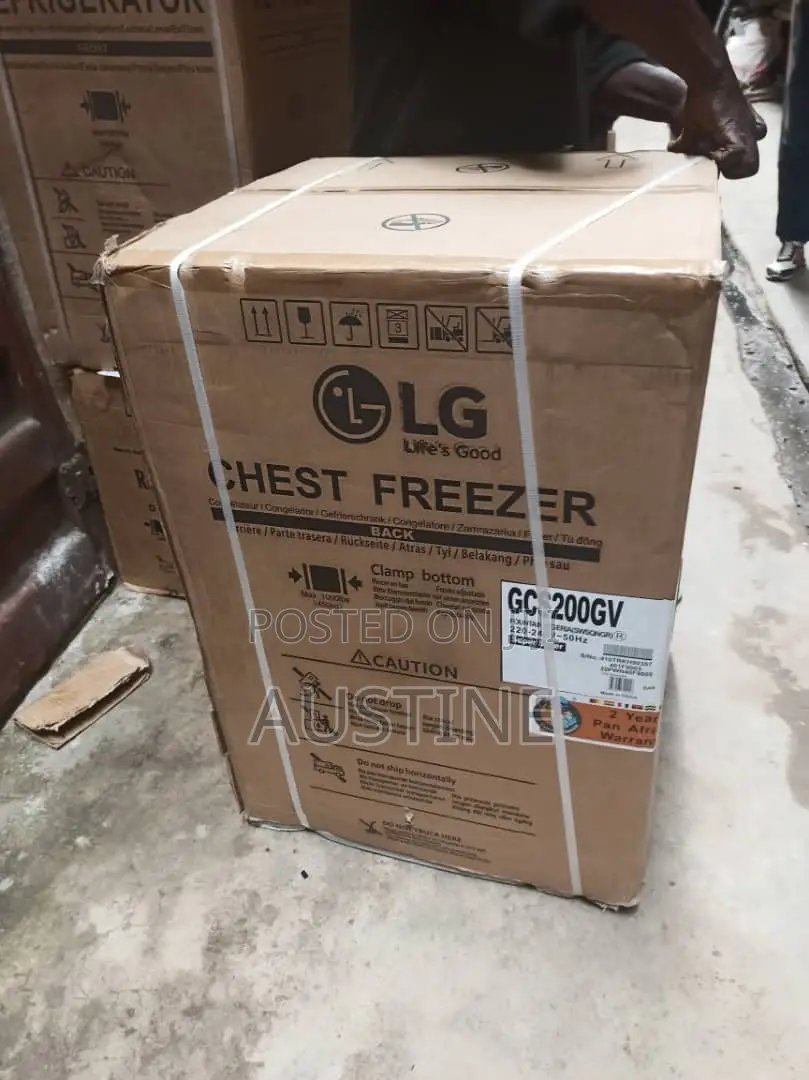 Brand New LG 200L Chest Freezer>>External Compressor>Silver>
