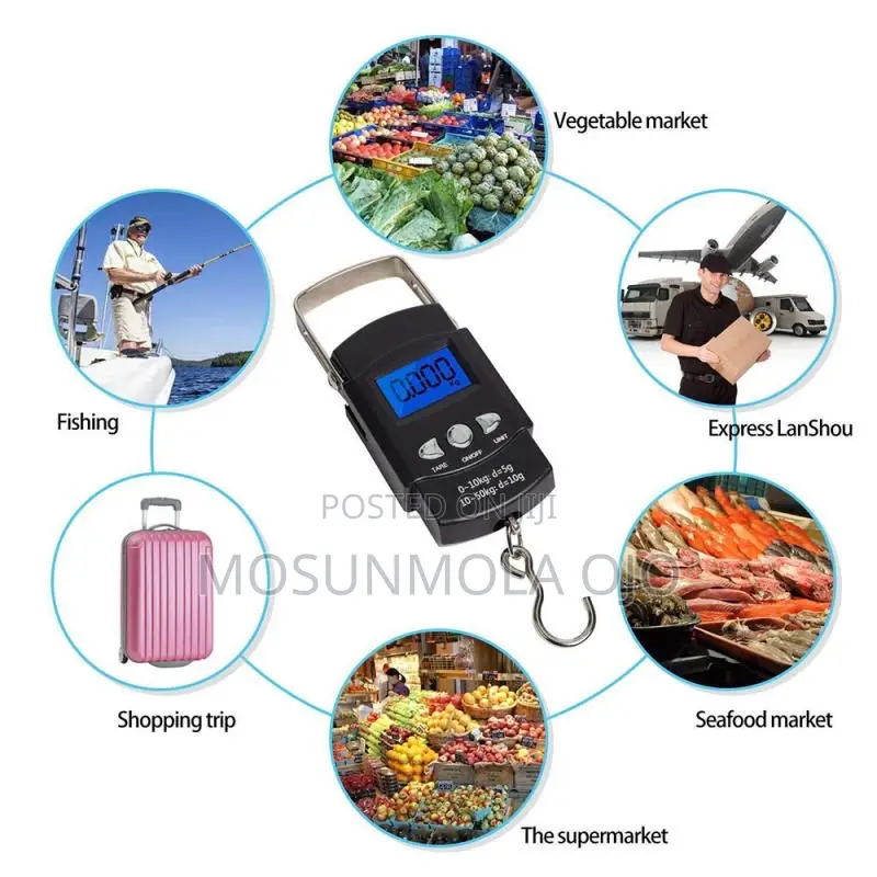 LCD Portable Digital Electronic Luggage Scale
